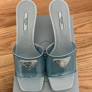 PRADA PVC SANDALS NIB